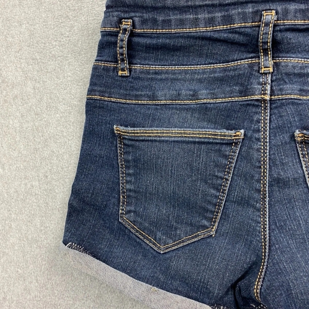 Refuge Women's Denim Blue Shorts - Picture 8 of 15